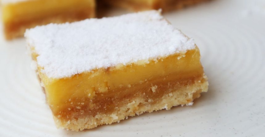 Recette facile des carrés au lemon curd façon new-yorkaise img